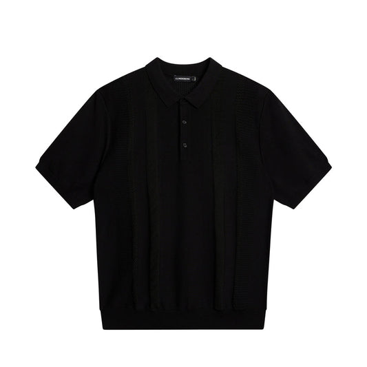 J.Lindeberg Ryce Texture Blocking Polo Shirt (FMKW10092)