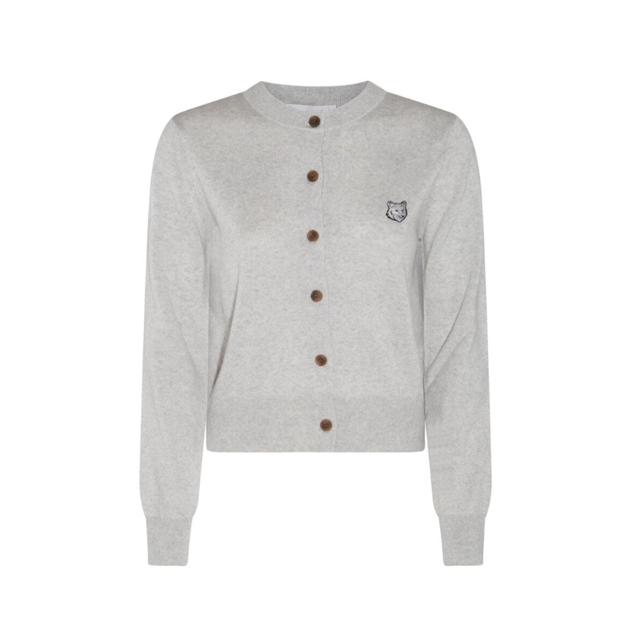 Maison Kitsuné Bold Fox Head Patch Regular Cardigan (MW00508KT1036)