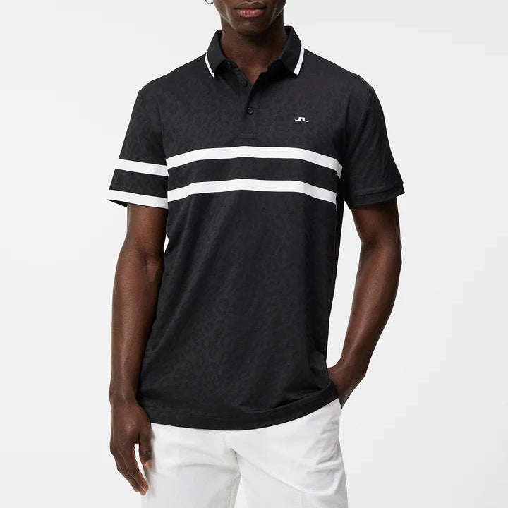 J.Lindeberg Boswell Regular Jacquard Polo Shirt (GMJT10806)