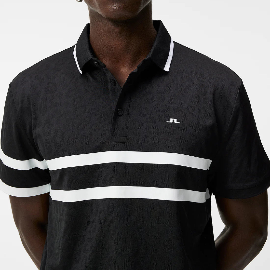 J.Lindeberg Boswell Regular Jacquard Polo Shirt (GMJT10806)