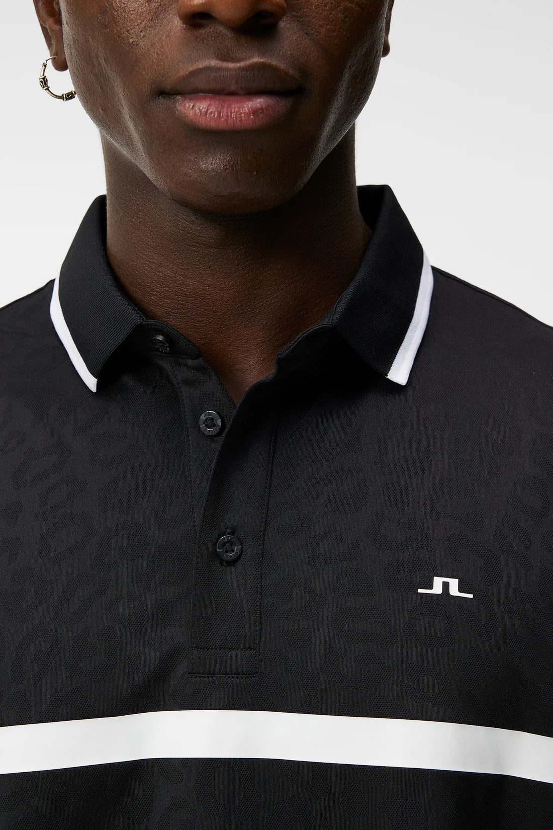 J.Lindeberg Boswell Regular Jacquard Polo Shirt (GMJT10806)