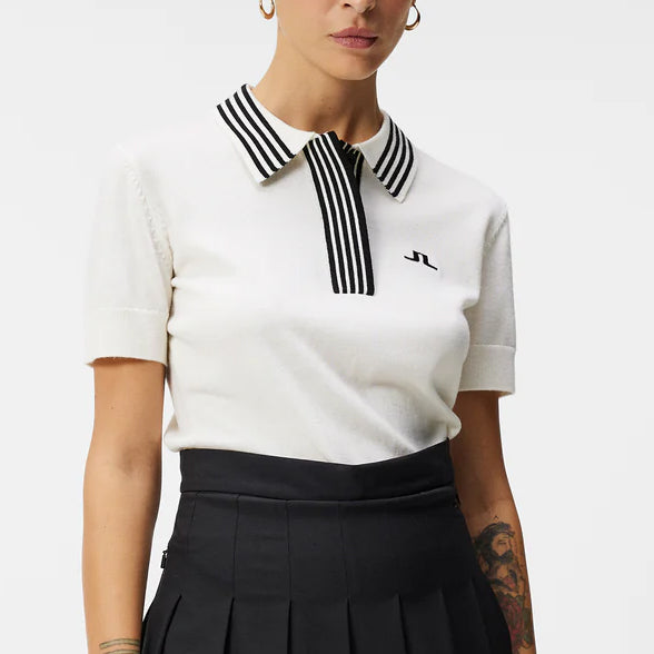 J.Lindeberg Lucie Fine Knit Polo (GWKW10754)