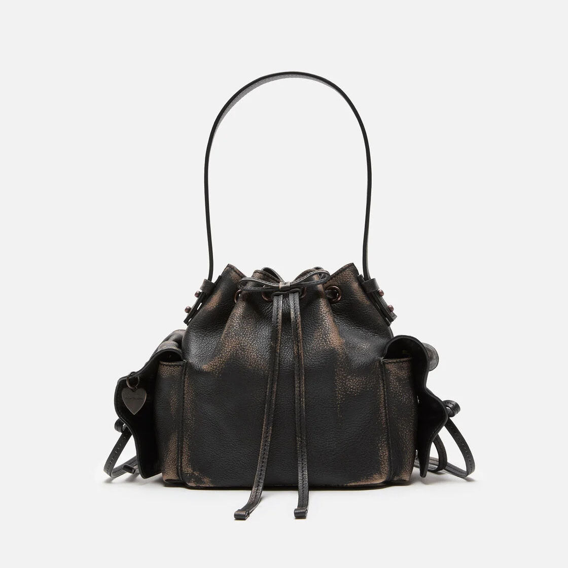 Acne Studios Vintage Multi Pocket Mini Bucket Bag (A10466)