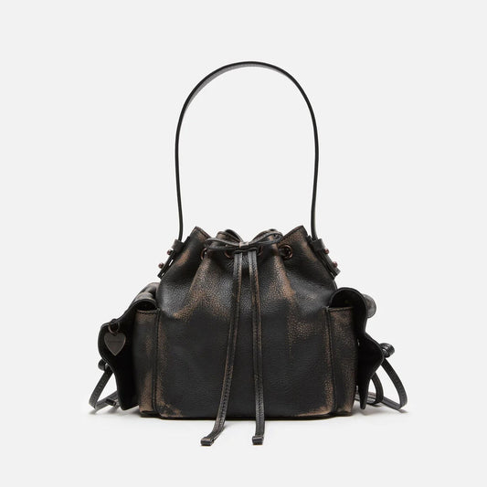 Acne Studios Vintage Multi Pocket Mini Bucket Bag (A10466)