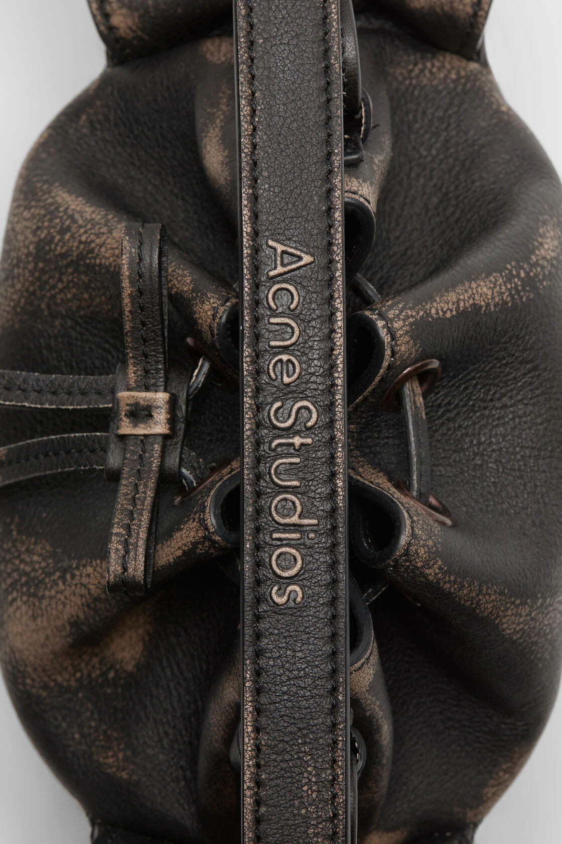 Acne Studios Vintage Multi Pocket Mini Bucket Bag (A10466)