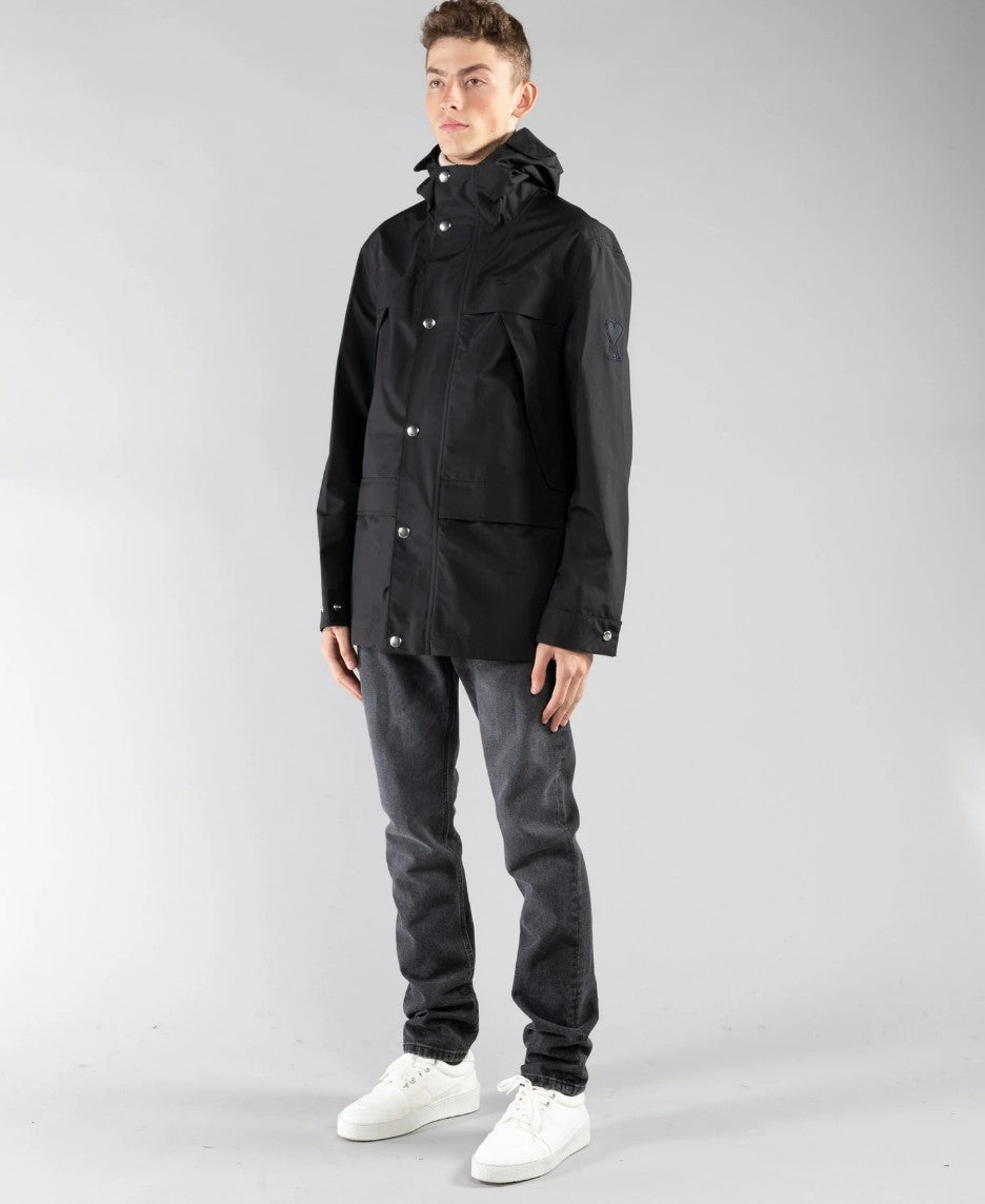 AMI Paris Hooded Technical Jacket (A21OW102.262)