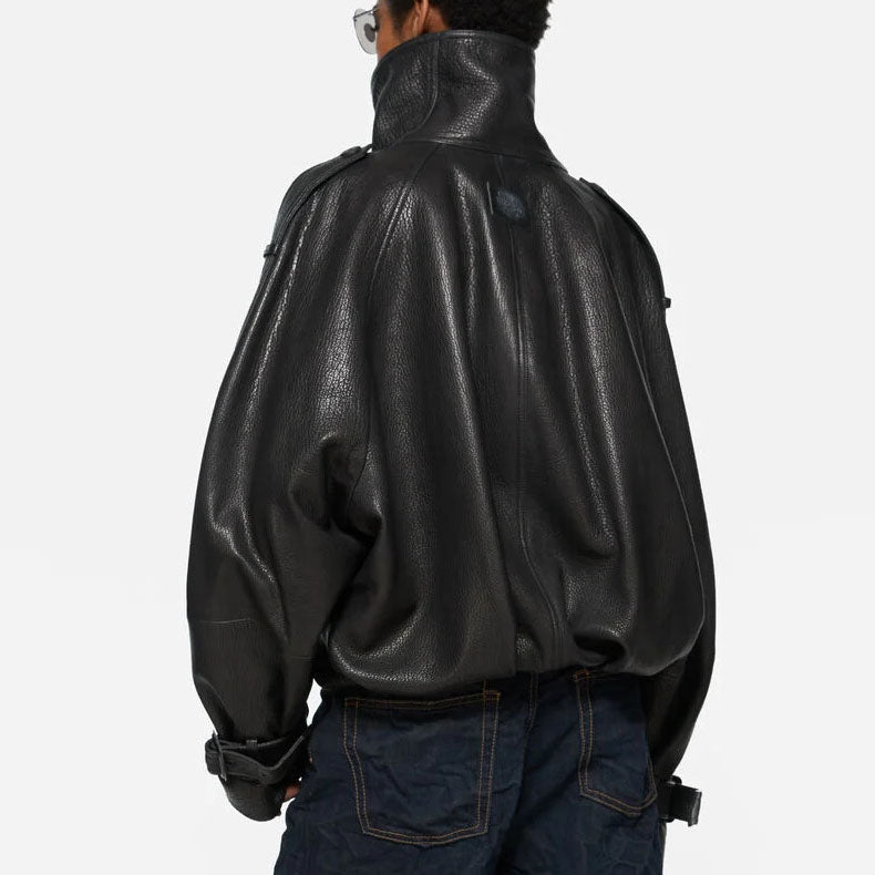 Acne Studios Lamb Leather Trench Coat (FN-WN-LEAT000445)