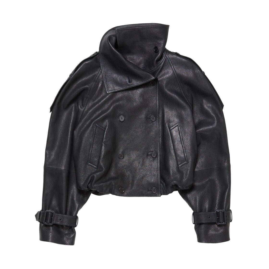 Acne Studios Lamb Leather Trench Coat (FN-WN-LEAT000445)