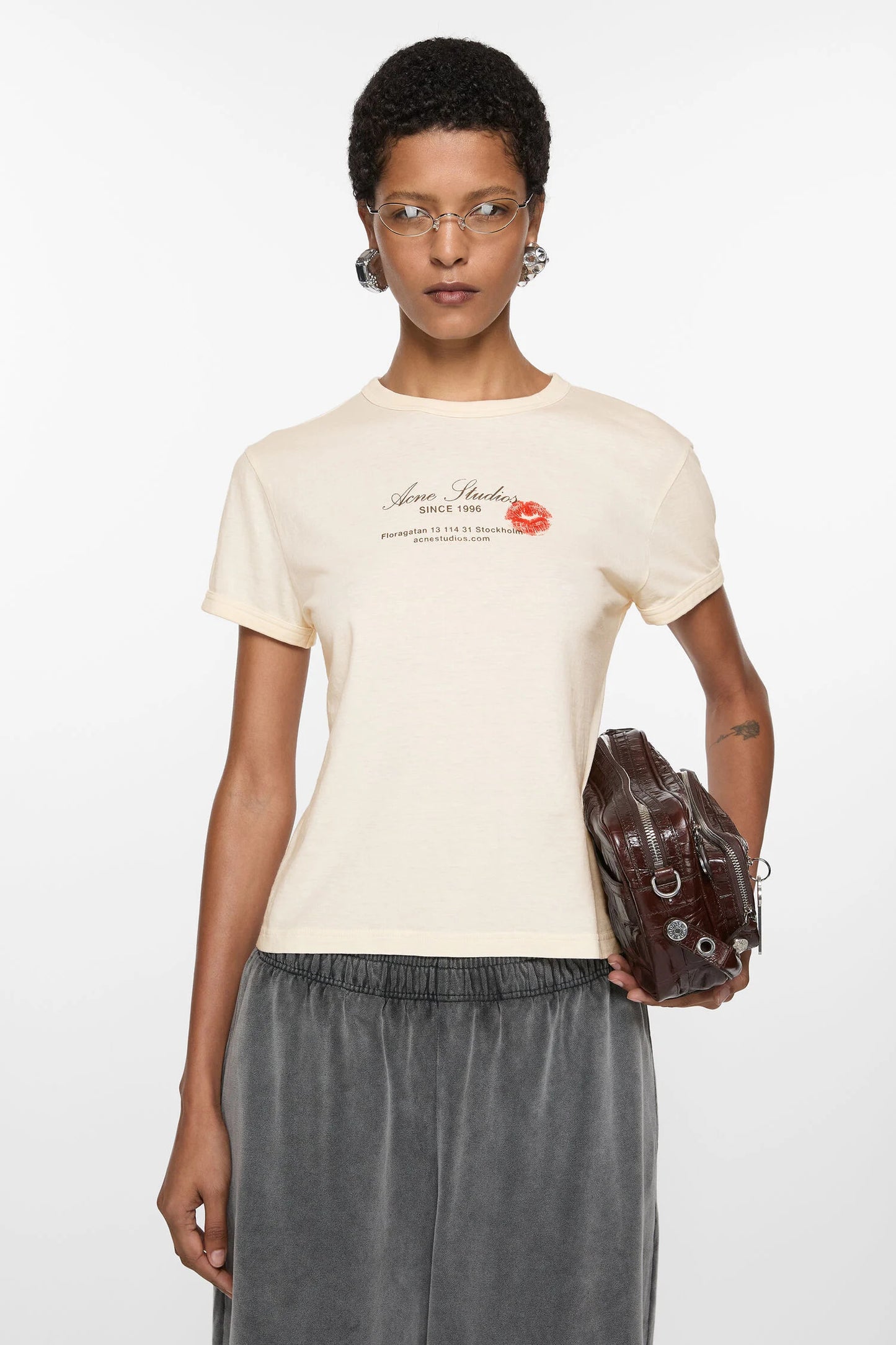 Acne Studios Logo Print T-Shirt (FN-WN-TSHI000734)