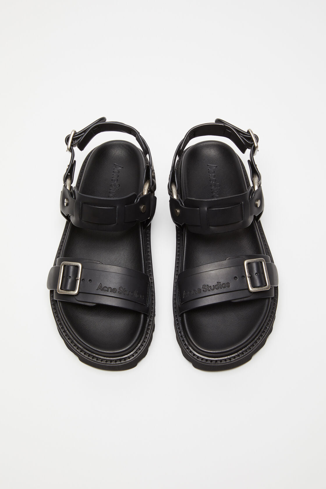 Acne Studios Leather Buckle Sandal