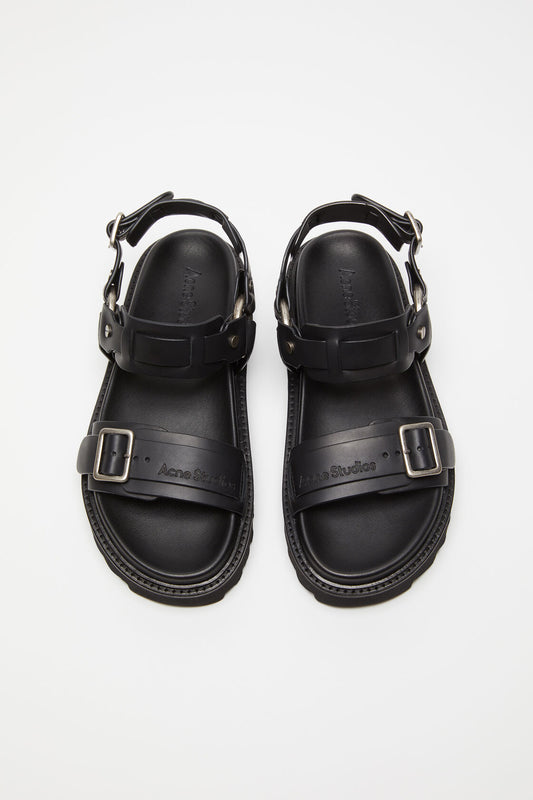 Acne Studios Leather Buckle Sandal