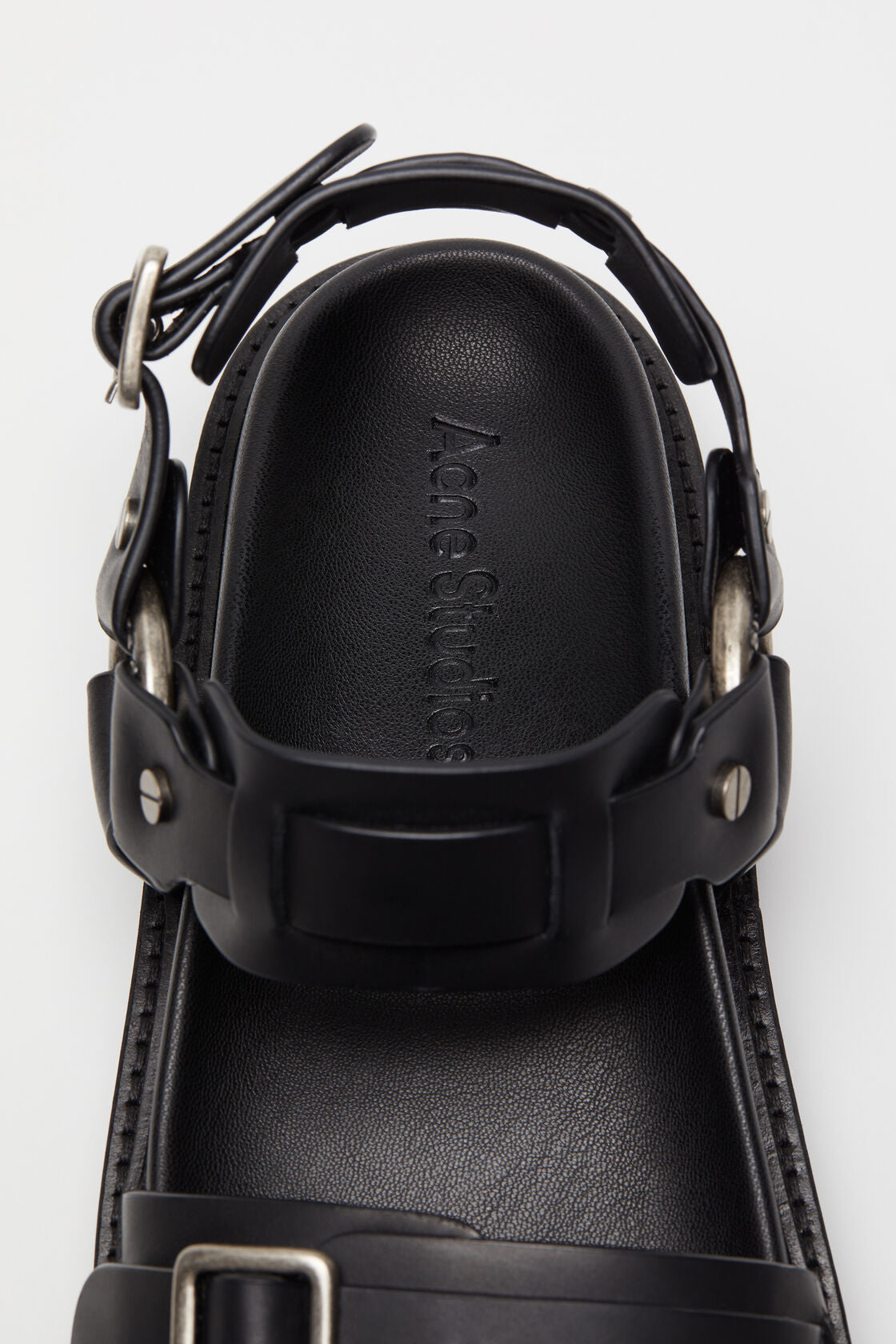 Acne Studios Leather Buckle Sandal