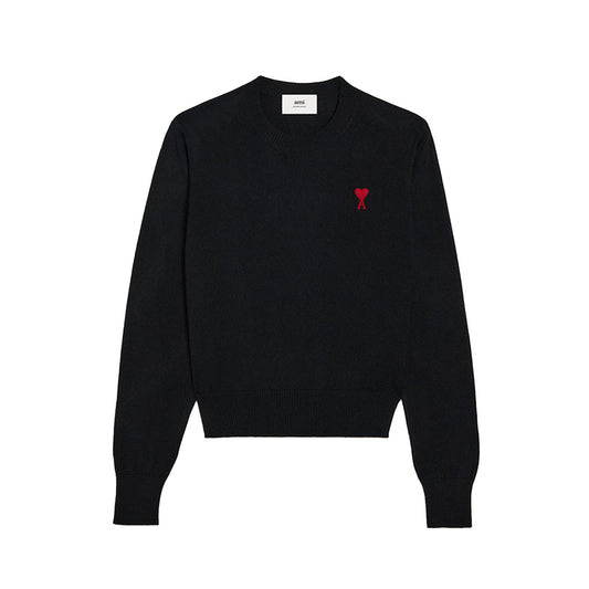 AMI Small Heart Logo Knit Sweater (BFFKS111.KN0025)