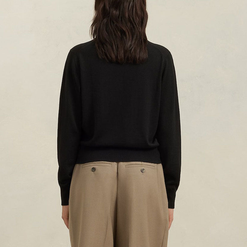 AMI Small Heart Logo Knit Sweater (BFFKS111.KN0025)