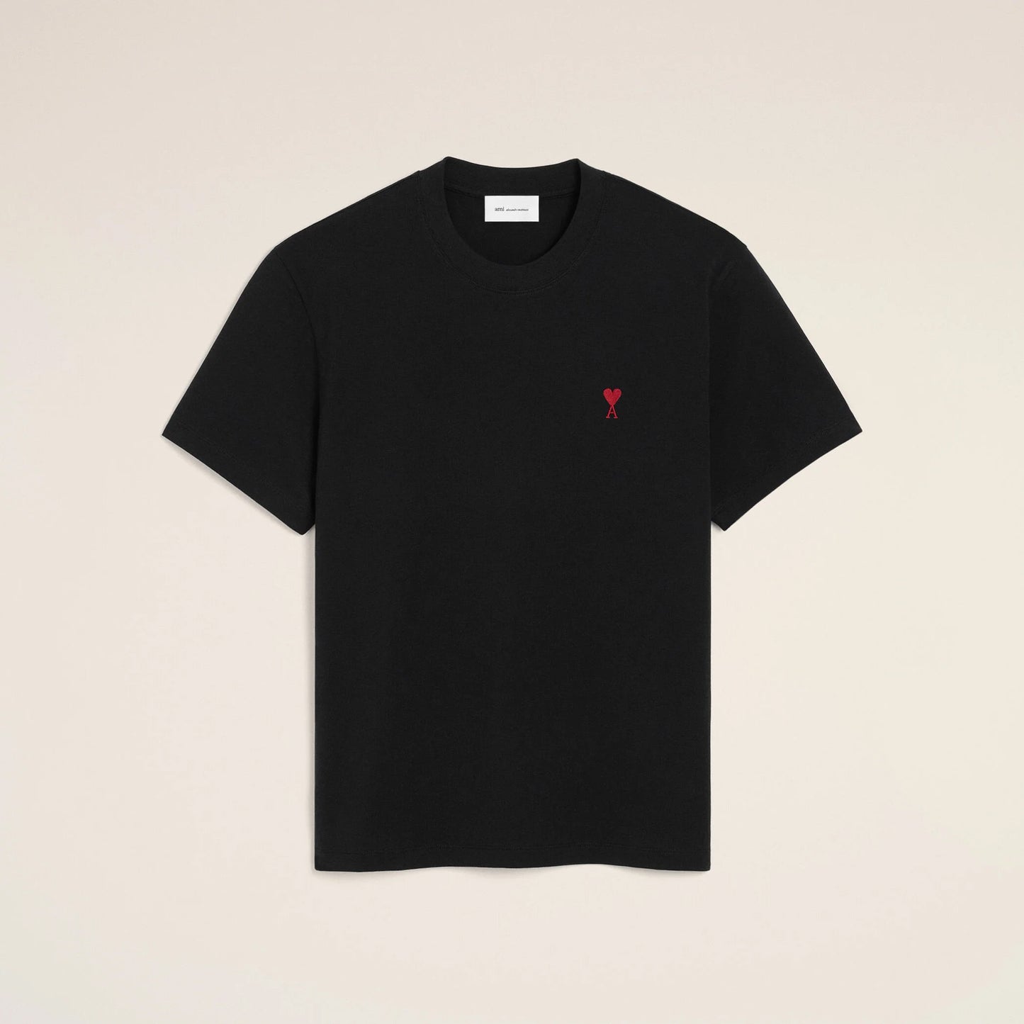 AMI Paris Red Ami de Coeur T-Shirt BFUTS035.724 Navy