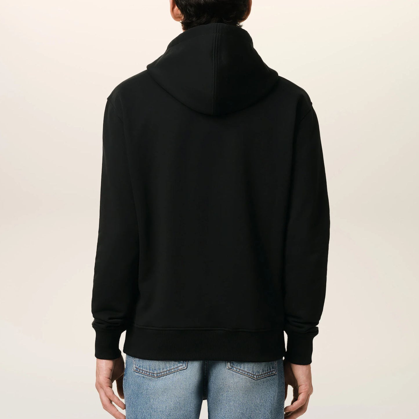 AMI Paris Red Ami De Coeur Zipped Hoodie BFUSW435.730