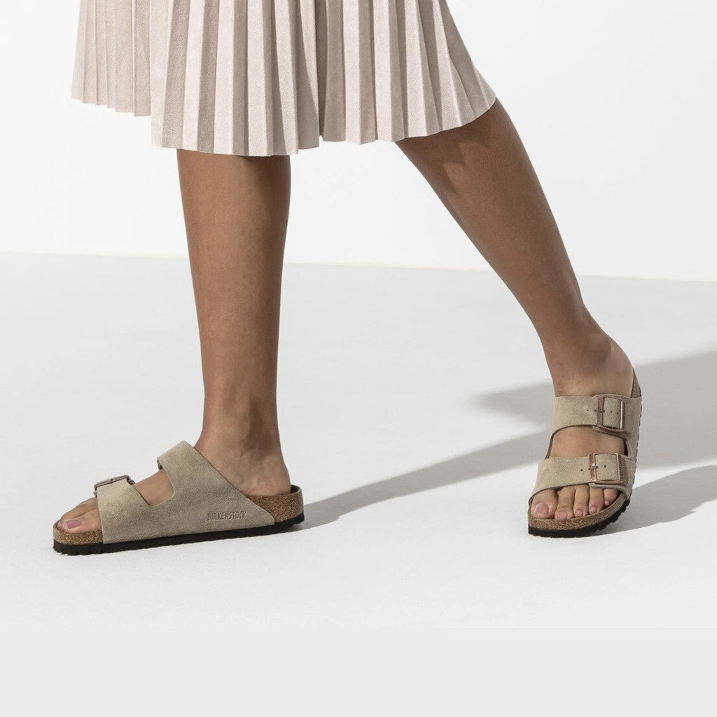 Birkenstock Arizona SFB Suede Taupe Regular 0951303