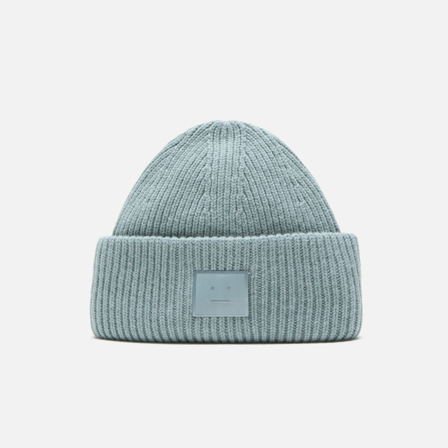 Acne Studios Ribbed Face Logo Beanie (FA-UX-HATS000255)