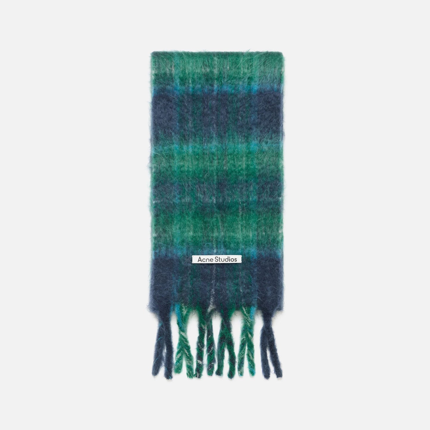Acne Studios Mohair Check Scarf  (FN-UX-SCAR000458)
