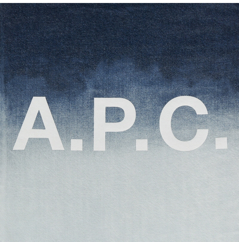 A.P.C. Ombre Denim Logo Tote (COFDL-M61442)