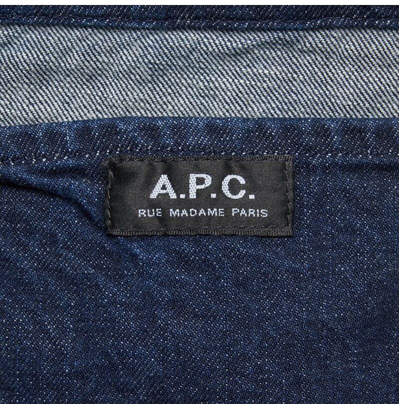 A.P.C. Ombre Denim Logo Tote (COFDL-M61442)