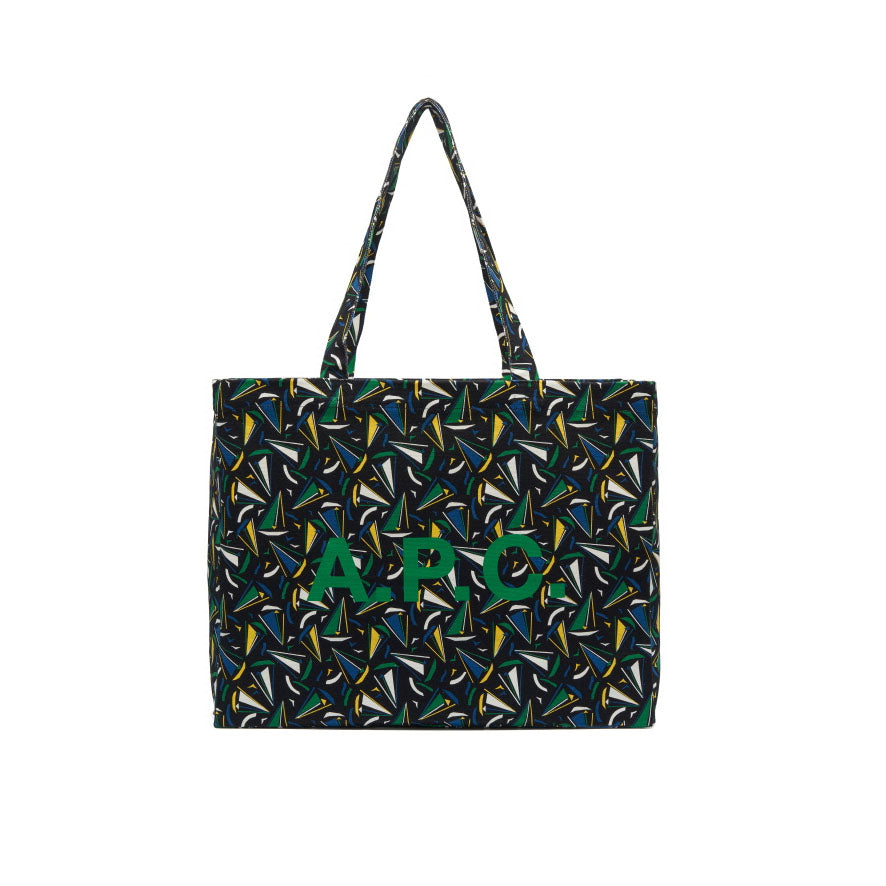 A.P.C. Printed Cotton Canvas Tote (COFDT-M61443)