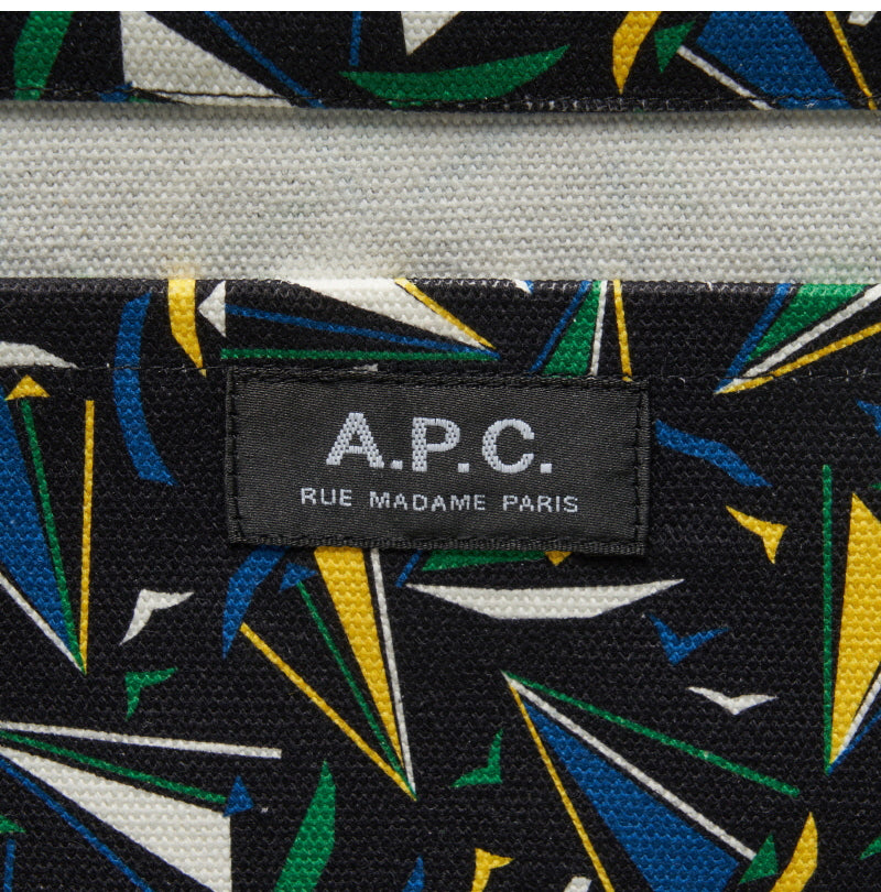 A.P.C. Printed Cotton Canvas Tote (COFDT-M61443)