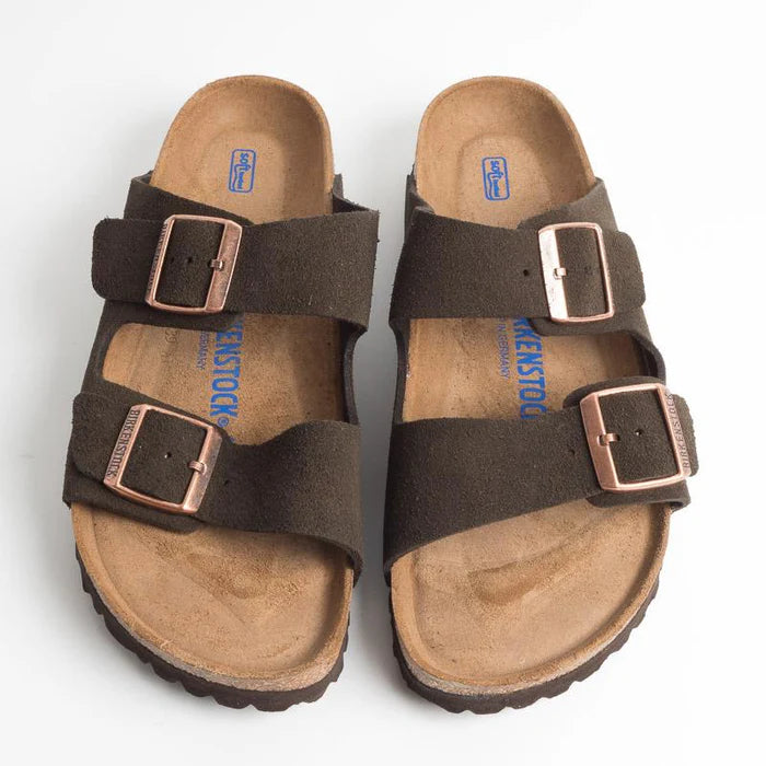 Birkenstock Arizona SFB Suede Mocca Narrow 0951313