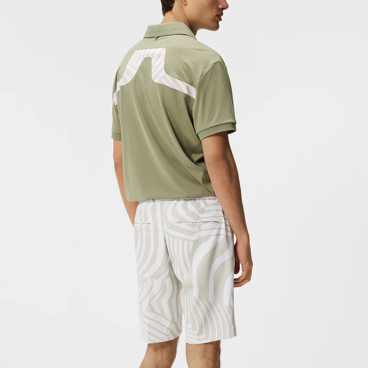 J.Lindeberg KV Print Regular Fit Polo Shirt (GMJT12361)
