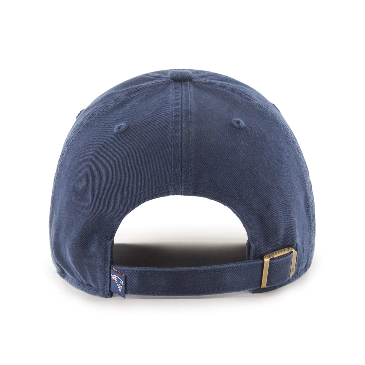 New England Patriots navy Clean Up cap back