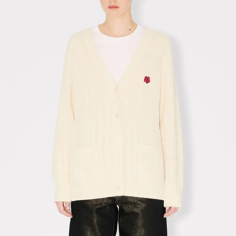 KENZO Boke Flower Loose Knit Cardigan (PFG52CA7283LK.03)