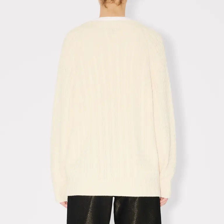 KENZO Boke Flower Loose Knit Cardigan (PFG52CA7283LK.03)