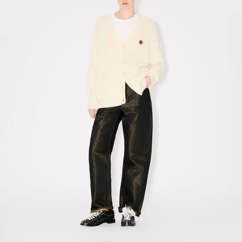 KENZO Boke Flower Loose Knit Cardigan (PFG52CA7283LK.03)