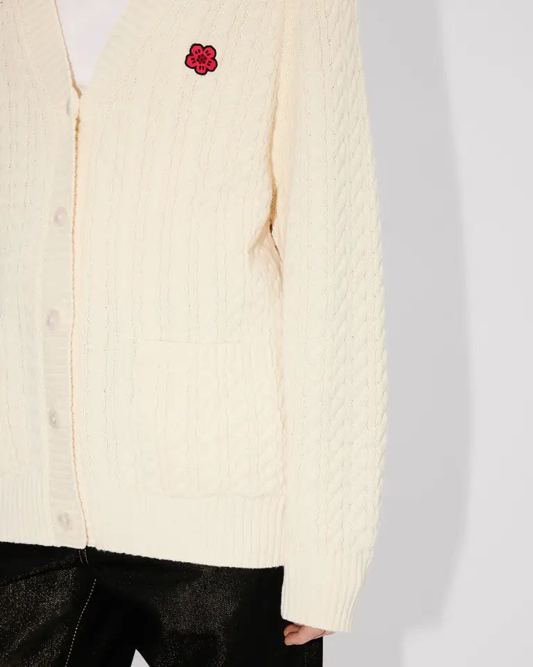 KENZO Boke Flower Loose Knit Cardigan (PFG52CA7283LK.03)