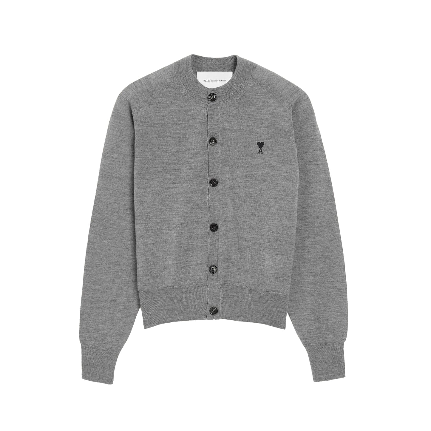 AMI Paris ADC Quota Cardigan FKC386.KN0039 (Men’s Grey)