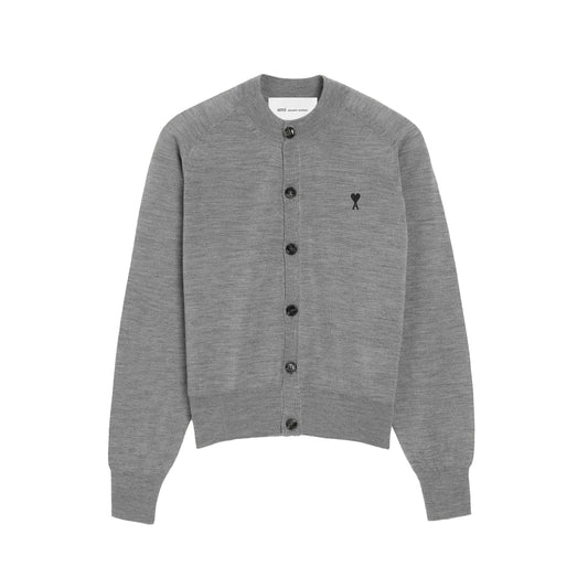 AMI Paris ADC Quota Cardigan FKC386.KN0039 (Men’s Grey)