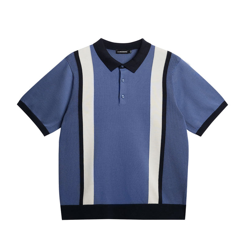 J.Lindeberg Reymond Stripe Polo Shirt (FMKW10427)
