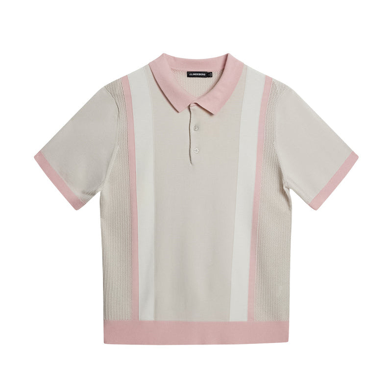 J.Lindeberg Reymond Stripe Polo Shirt (FMKW10427)