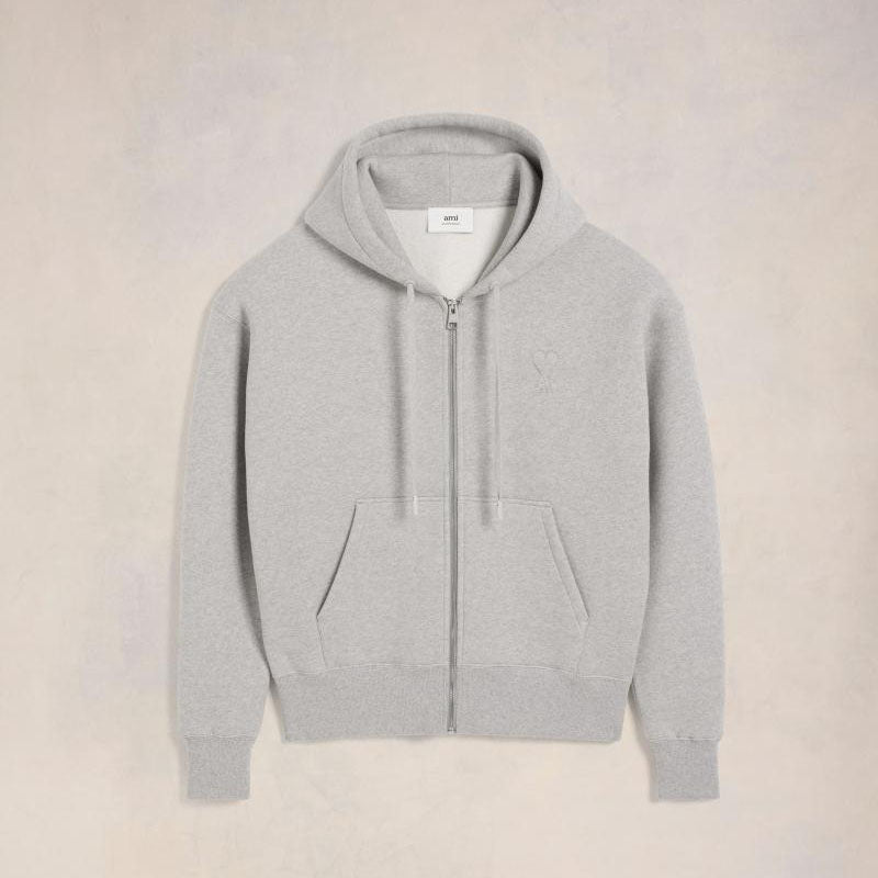 AMI De Coeur Zipped Hoodie (USW427.749)
