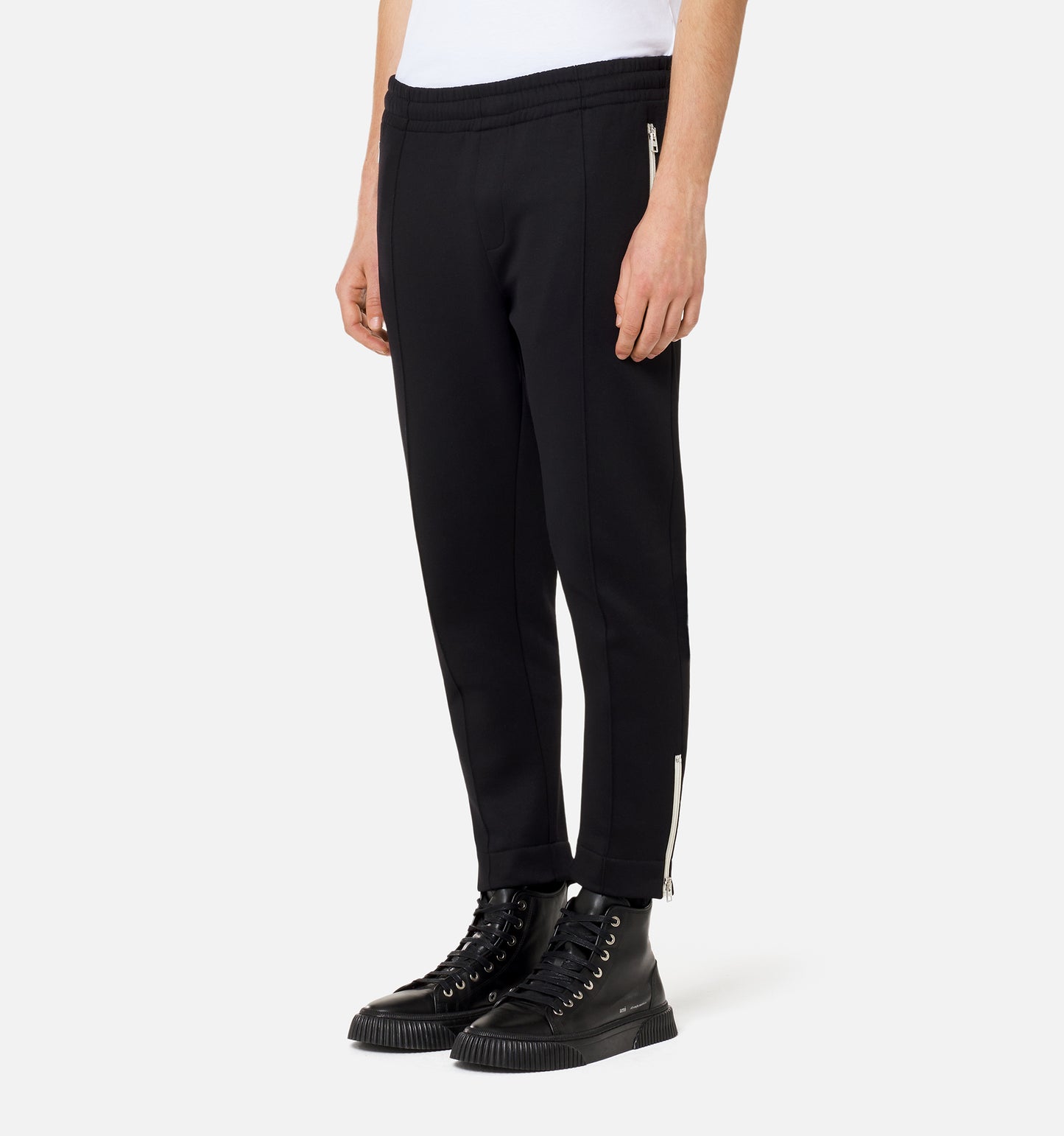 AMI Paris Zip Detail Technical Trousers (HTR208.742)