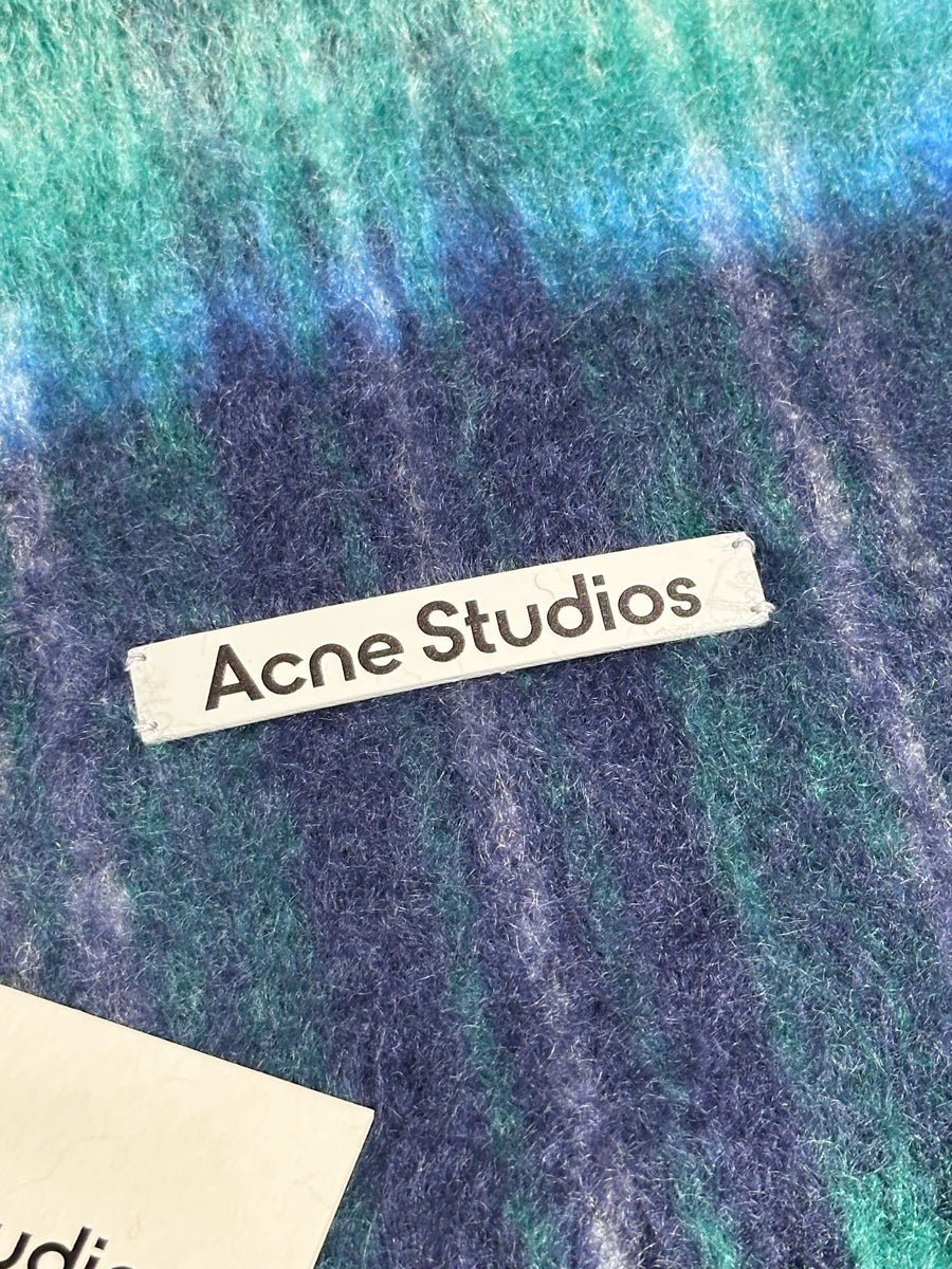 Acne Studios Mohair Check Scarf  (FN-UX-SCAR000458)
