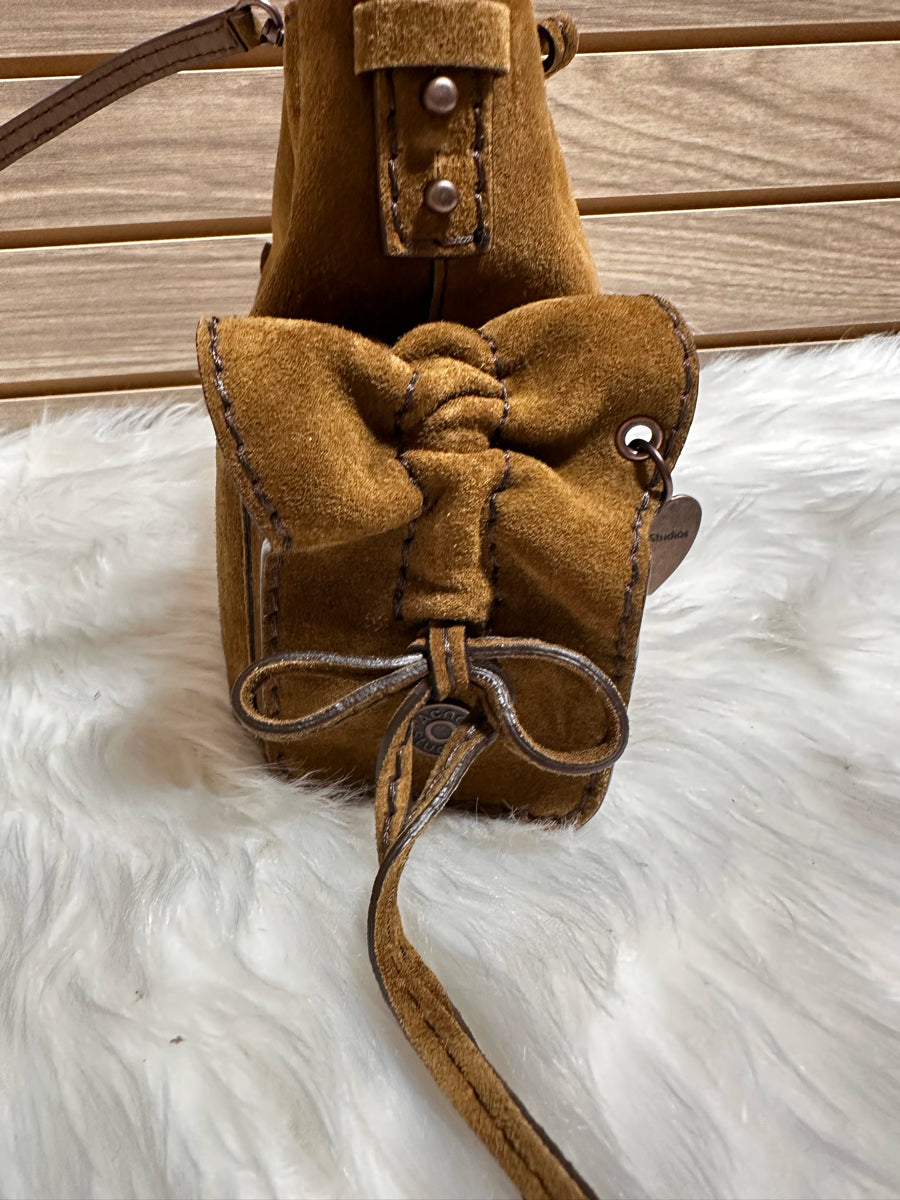 Acne Studios Suede Multi Pocket Mini Bucket Bag (A10458)
