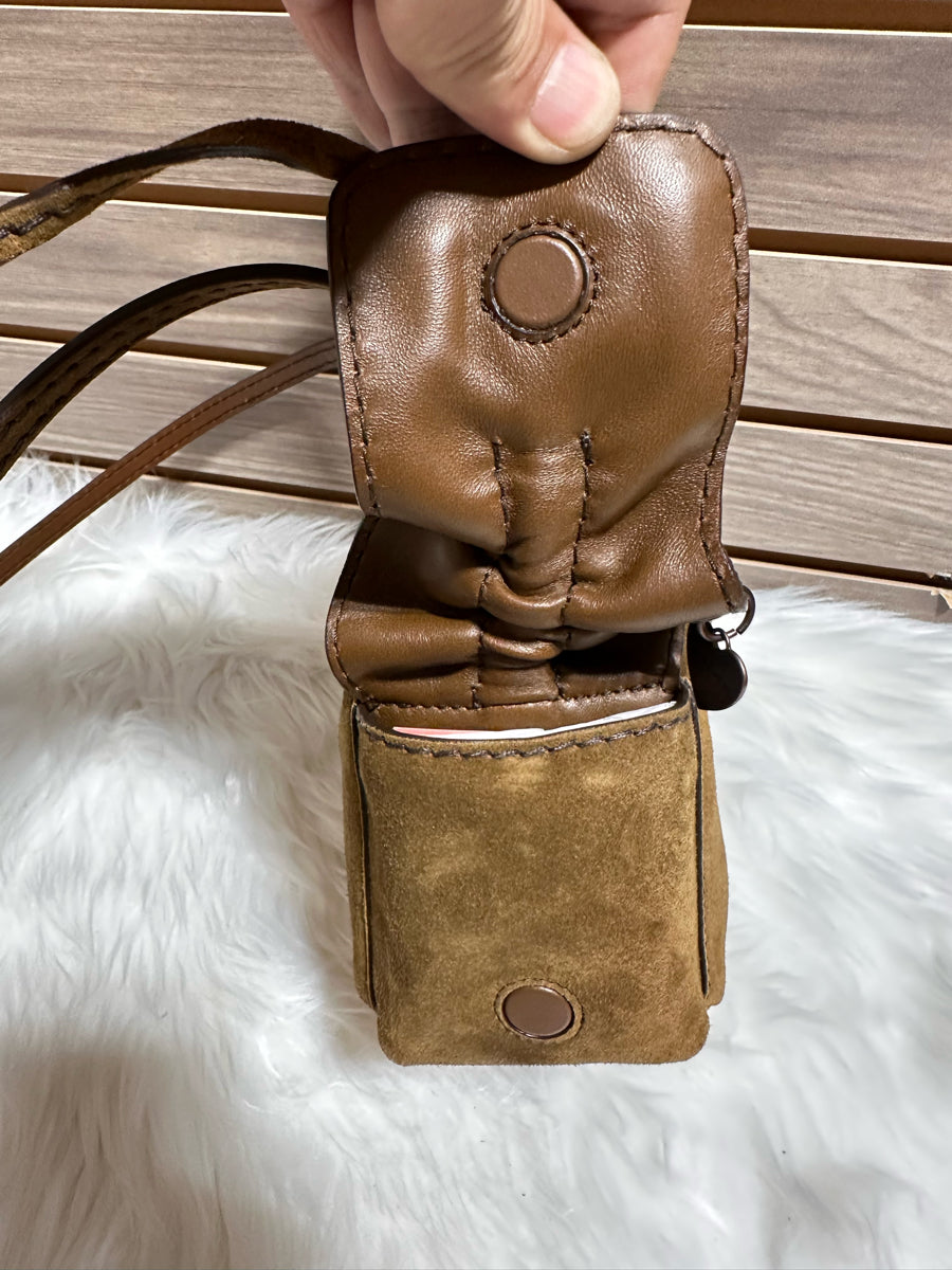 Acne Studios Suede Multi Pocket Mini Bucket Bag (A10458)