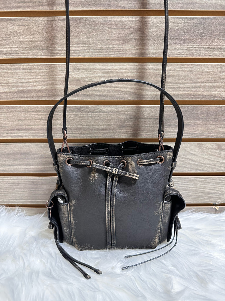 Acne Studios Vintage Multi Pocket Mini Bucket Bag (A10466)