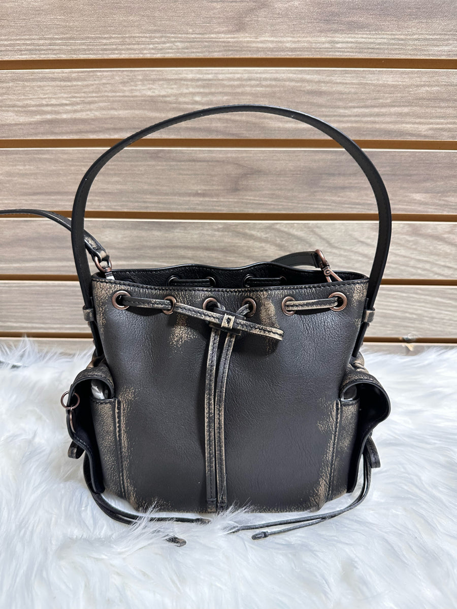 Acne Studios Vintage Multi Pocket Mini Bucket Bag (A10466)