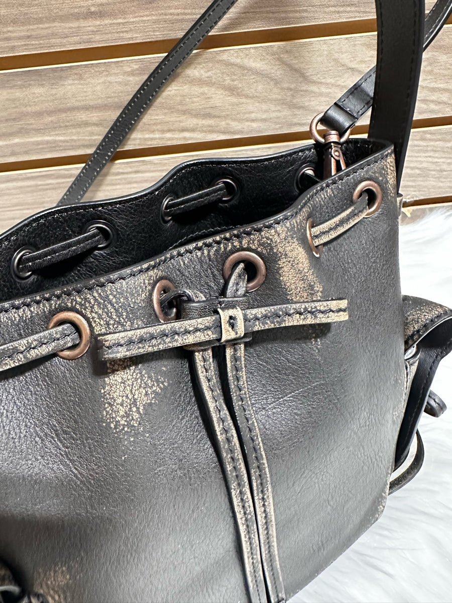 Acne Studios Vintage Multi Pocket Mini Bucket Bag (A10466)