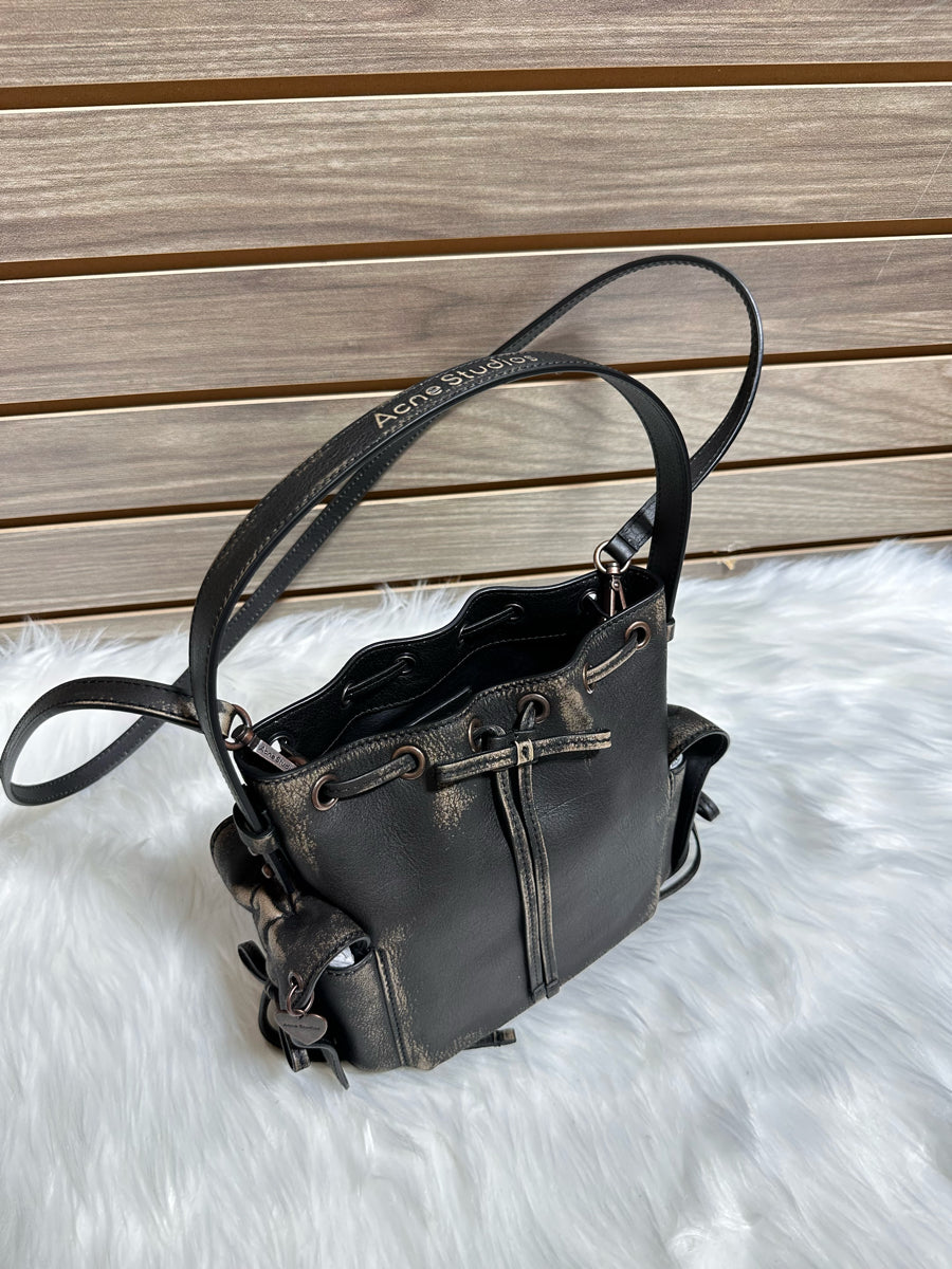 Acne Studios Vintage Multi Pocket Mini Bucket Bag (A10466)