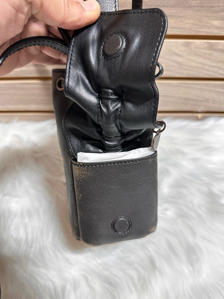 Acne Studios Vintage Multi Pocket Mini Bucket Bag (A10466)