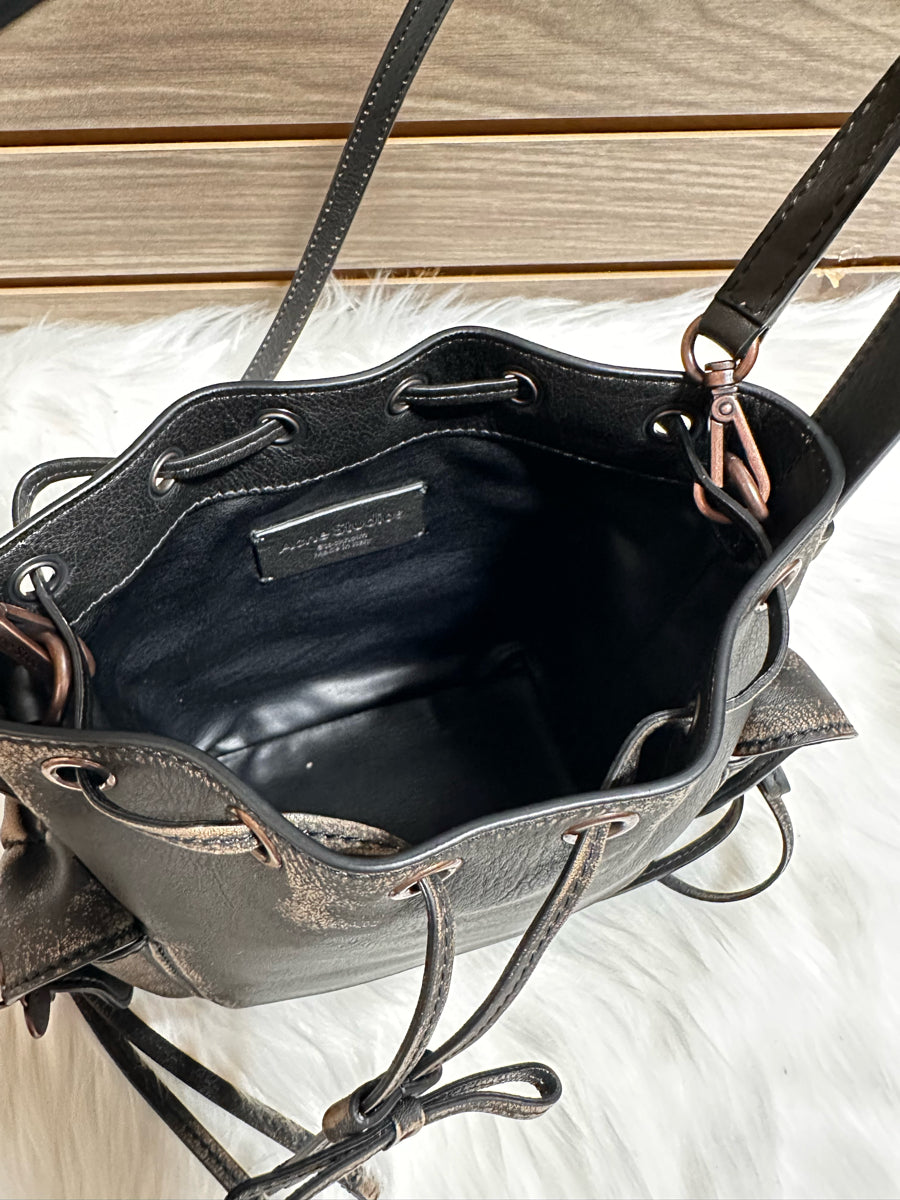 Acne Studios Vintage Multi Pocket Mini Bucket Bag (A10466)