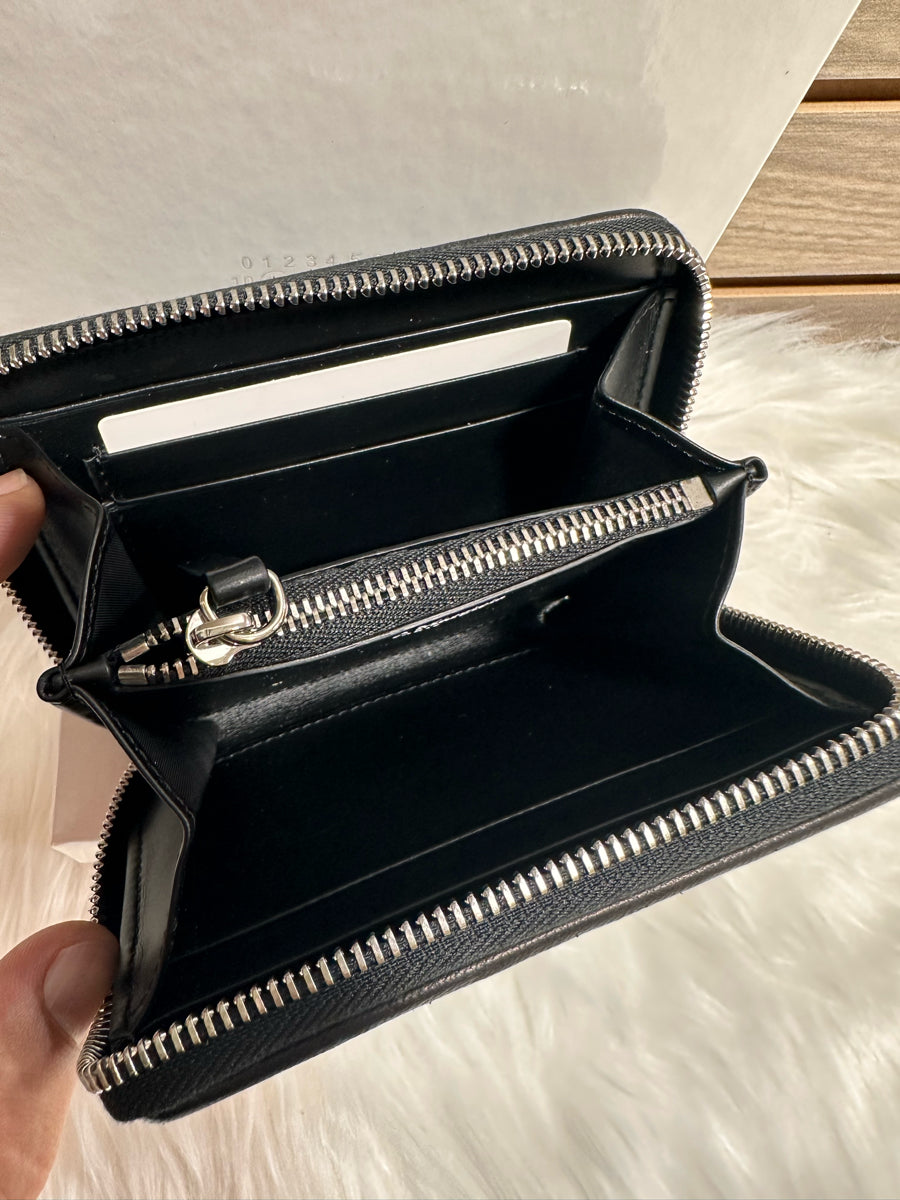 Maison Margiela Glam Slam Zip Around Compact Wallet (SA1UI0032 P6434)